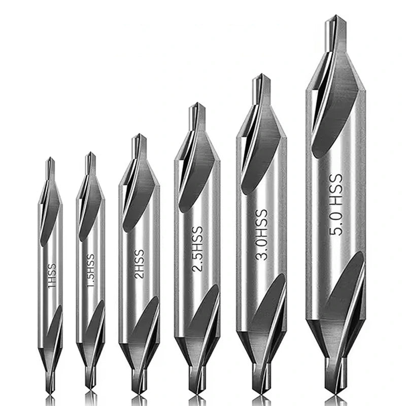 High Speed Steel Center Drill Bit Set