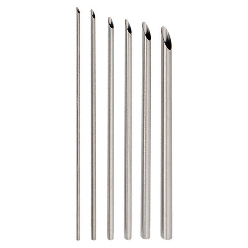 6 Pcs Pottery Stainless Steel Hole Puncher Carving Sculpture Modeling Punching Diy Ceramic Teapot Polymer Clay Tools,LK-AA173