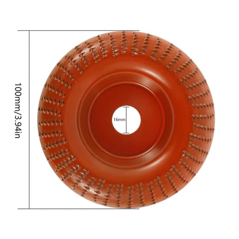 1/3/9PCS Wood Carving Disc Set–100mm & 95mm Grinder Wood Grinding Wheels,Polishing Accessories for Rotary Tools LAKIMI LK-AA202