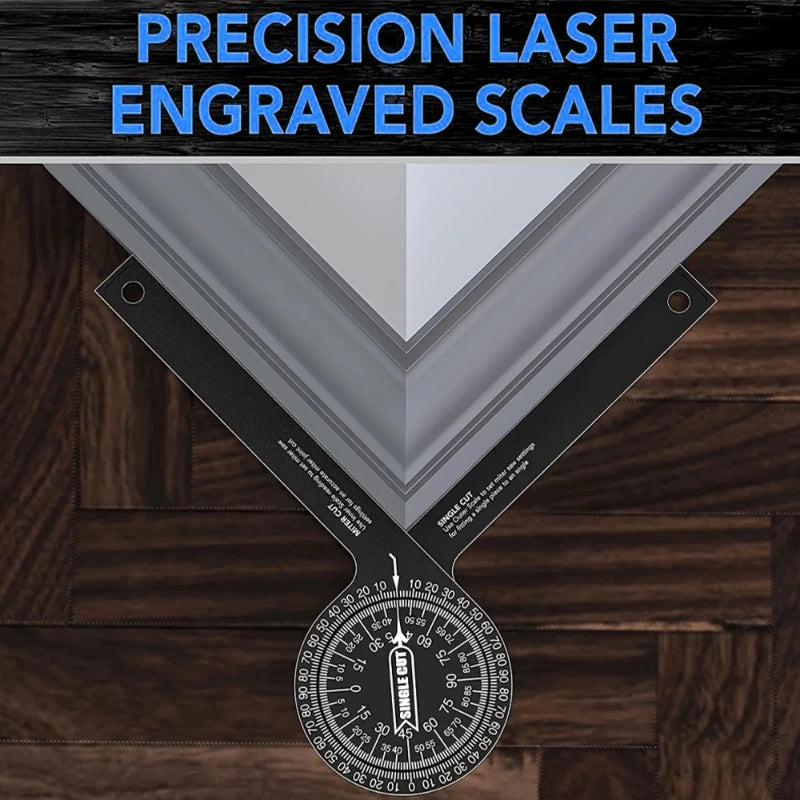 Aluminum Miter Saw Angle Finder 7"-6
