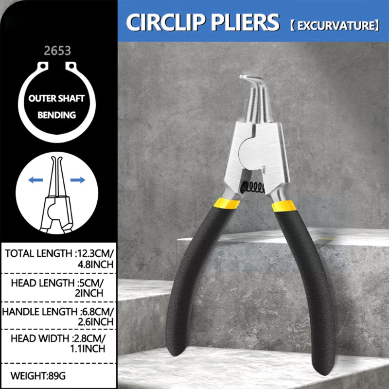 Narrow-Jaw Snap Ring Pliers-8