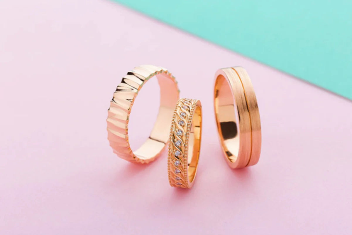 Rose gold jewelry