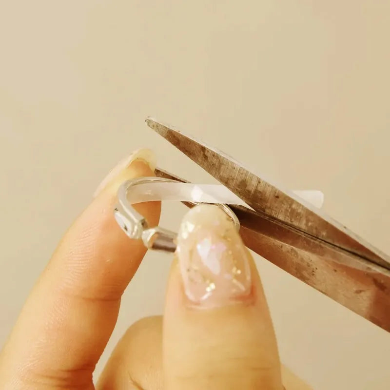 Big Size Invisible Silicone Transparent Fixed Tightener Reducer Rings Jewelry Resizing Tools, LK-AA72