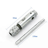 Adjustable T-Handle Ratchet Tap Reamer Hand Manual Holder Wrench M3 M4 M5 M6 M8 Metric Machine Screw Thread Plug T-shaped Tool,LK-AA159