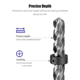 Adjustable drill depth kit
