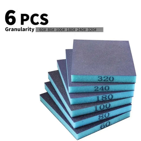6 reusable sanding sponges,LK-AA96