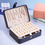 Korean Version Simple Ins Style Portable Jewelry Storage Box 2023 New High-end Exquisite Large Capacity Travel Jewelry Bag,LK-AA150