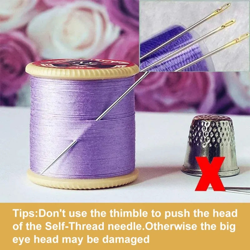 Quick-threading needle-2