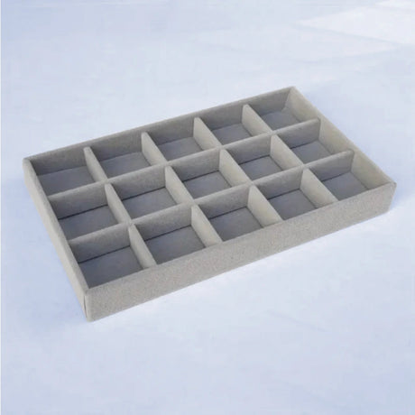 New Jewelry Box Flannel Trinket Box Ring Earrings Earrings Bracelet Necklace Jewelry Display Storage Box Tray,LK-AA149