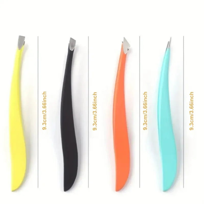 Steel Eyebrow Tweezers-3