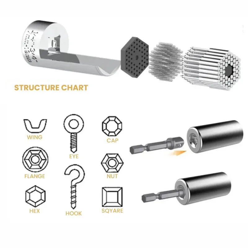 Versatile Magic Socket Tool Set-3