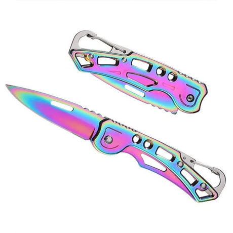 Folding Fruit Knife – Stainless Steel Outdoor Pocket Knife with Non-Slip Handle, Ideal as a Kitchen Accessory,LK-AA101