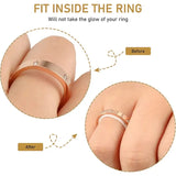 Big Size Invisible Silicone Transparent Fixed Tightener Reducer Rings Jewelry Resizing Tools, LK-AA72
