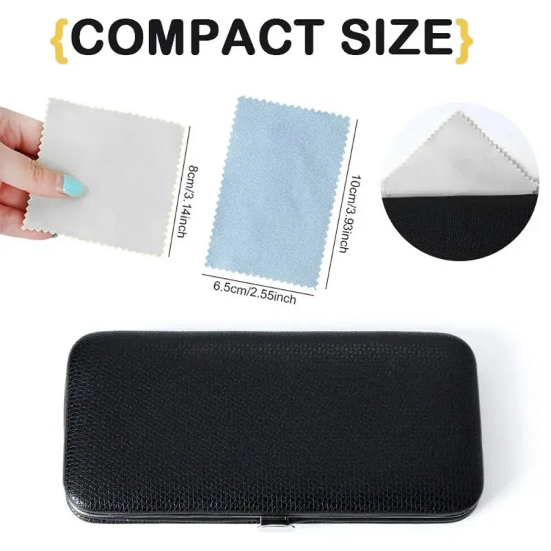 10-Pack Anti-Tarnish Polishing Cloths – Ideal for Cleaning Coins, Watches, and Jewelry,AA100