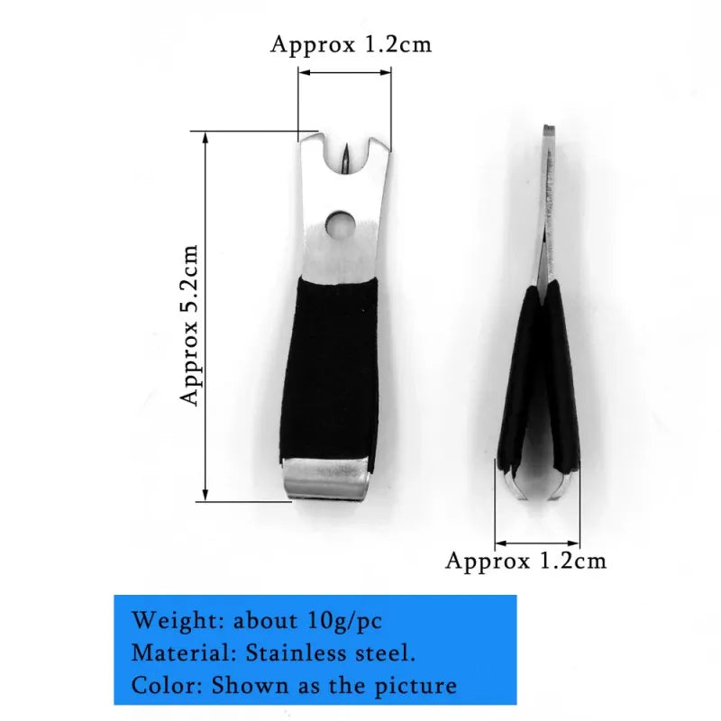 Dual-use fishing line nippers-4