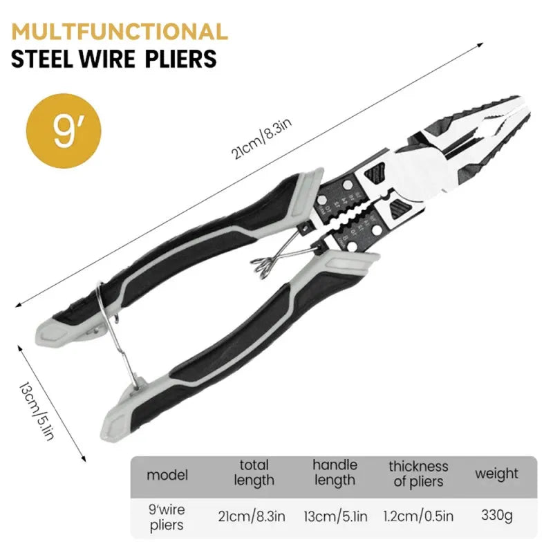 Universal Diagonal Pliers Wire Cutters Durable Non-slip Multi-functional Tool, LK-AA32