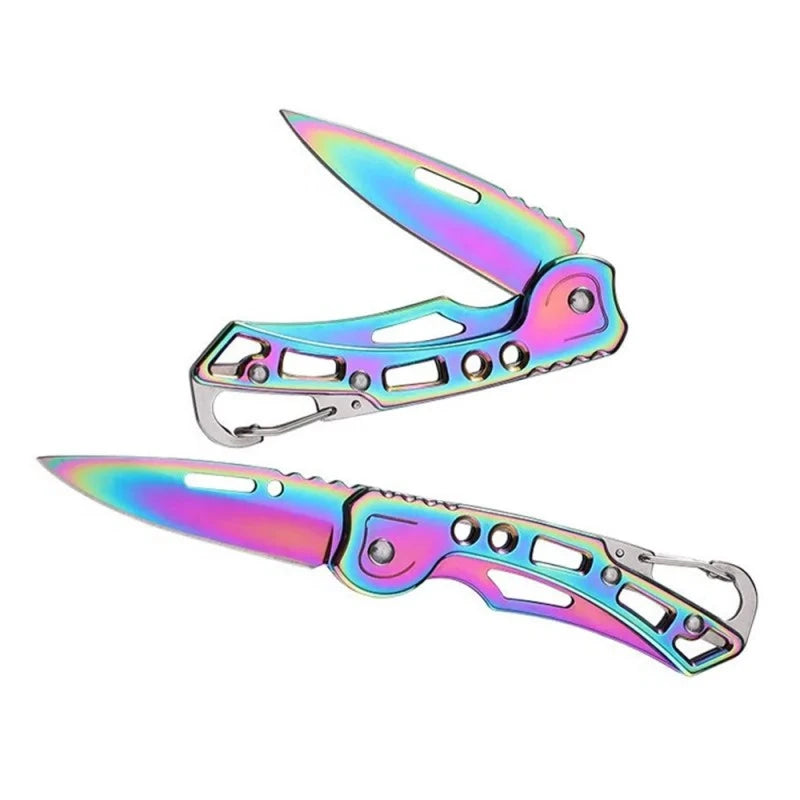 Folding Fruit Knife – Stainless Steel Outdoor Pocket Knife with Non-Slip Handle, Ideal as a Kitchen Accessory,LK-AA101