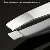4-Piece Tweezers Set for Eyebrow Plucking and Hair Removal, LK-AA29