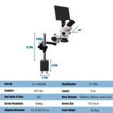 Stereo Zoom Microscope with Digital, LK-MS03B