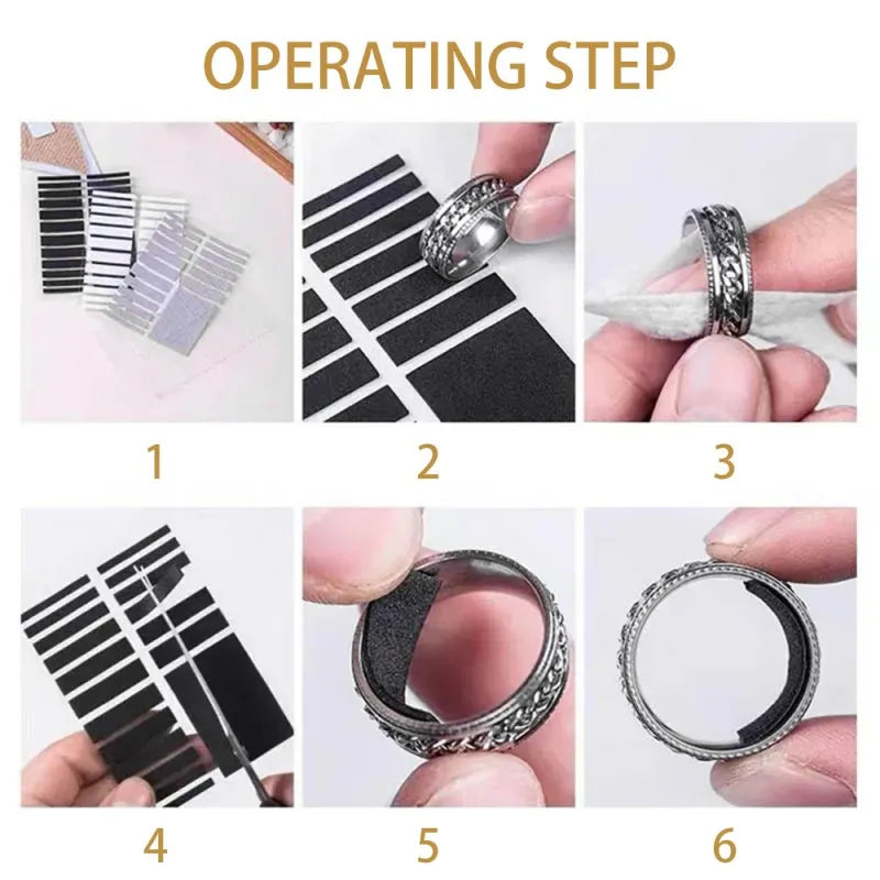 Big Size Invisible Silicone Transparent Fixed Tightener Reducer Rings Jewelry Resizing Tools, LK-AA72
