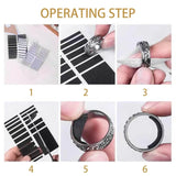 Big Size Invisible Silicone Transparent Fixed Tightener Reducer Rings Jewelry Resizing Tools, LK-AA72