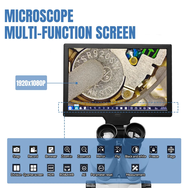 Stereo Zoom Microscope with Digital, LK-MS03B