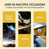 Auto-Darkening Protective Welding Glasses, Anti-Glare Goggles for Eye Safety and Argon Arc Welding, LK-AA80