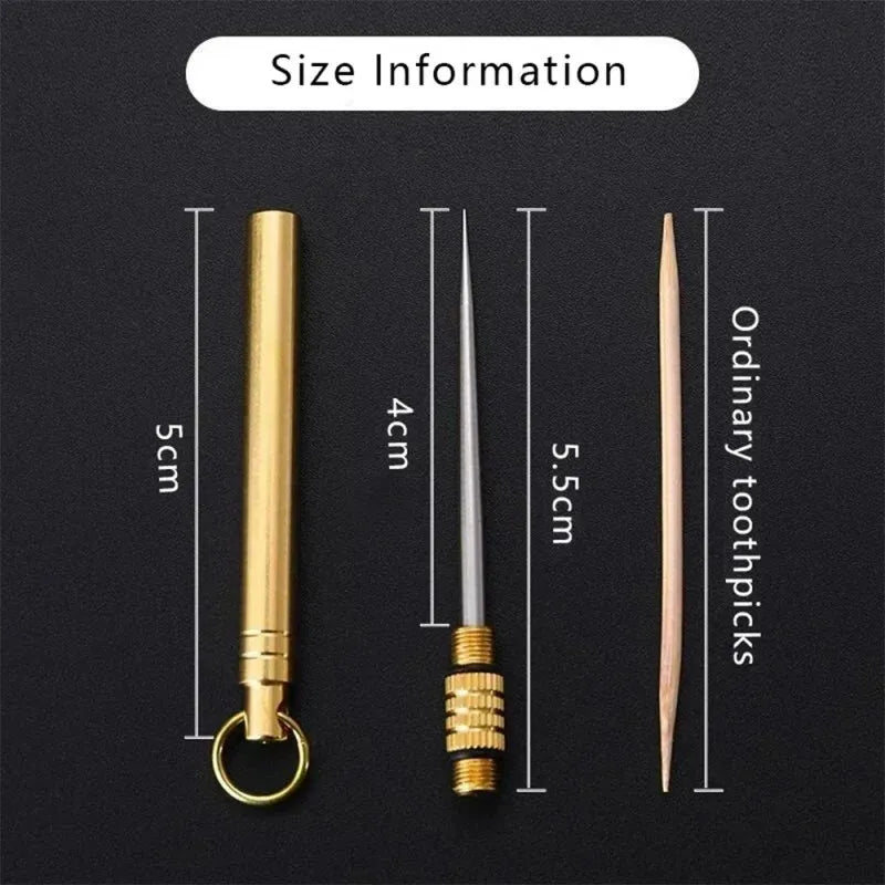 EDC Titanium Toothpick Capsule-6