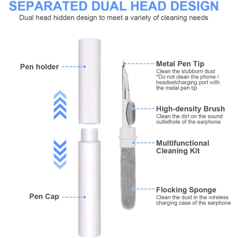 Cleaner Sets for Bluetooth Earphone Airpods Pro 1 2 3 Earbuds Case Cleaning Kit Pen Brush for Samsung Xiaomi Huawei Airdots,LK-AA147