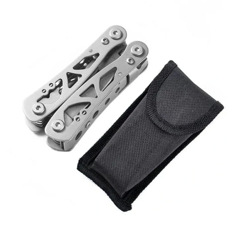 Folding tool with knife and pliers-6