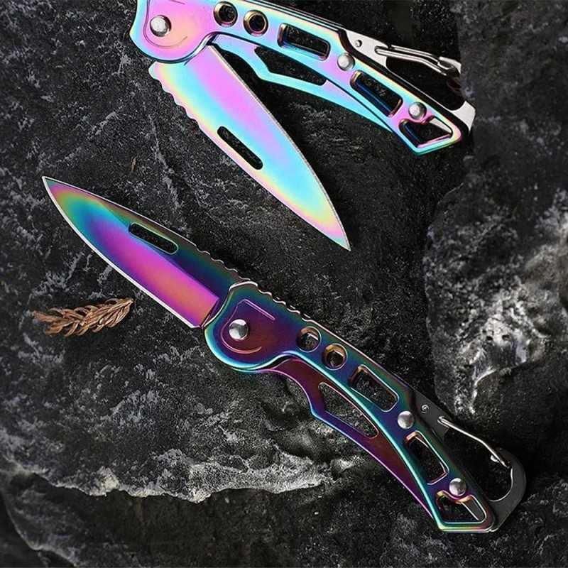 Folding Fruit Knife – Stainless Steel Outdoor Pocket Knife with Non-Slip Handle, Ideal as a Kitchen Accessory,LK-AA101