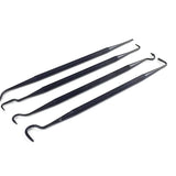 3-Piece Mini Wire Brush Set for Cleaning and Polishing – Stainless Steel, Brass, Nylon, Double-End, Metal Rust Removal Tool,LK-AA103