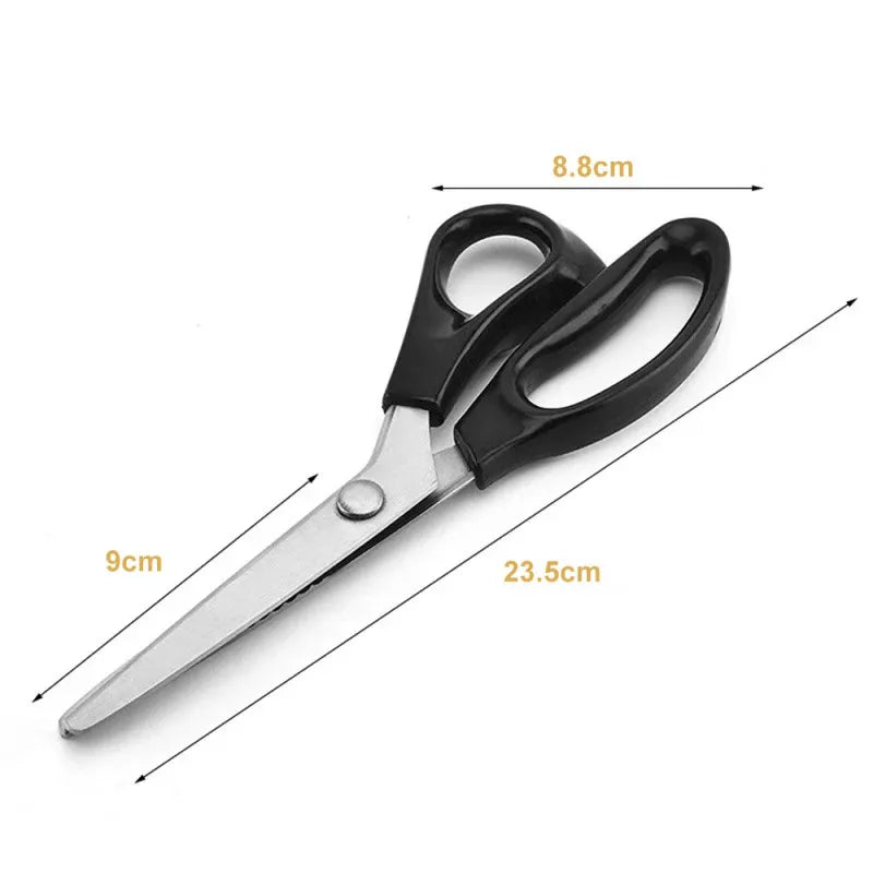 Black Scissors with Comfortable Handle-1