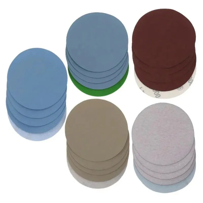 15-Piece Hook and Loop Round Sanding Discs – 125mm, Grit Range 1000 to 5000,LK-AA99 - Image 4