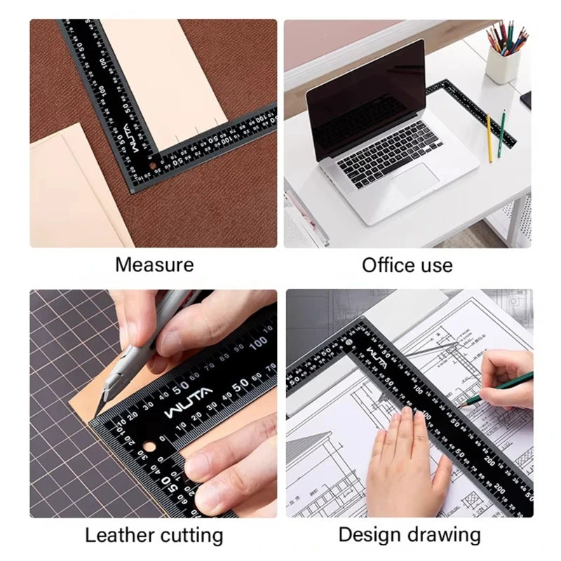 Metal L-Square Ruler (Metric)-4