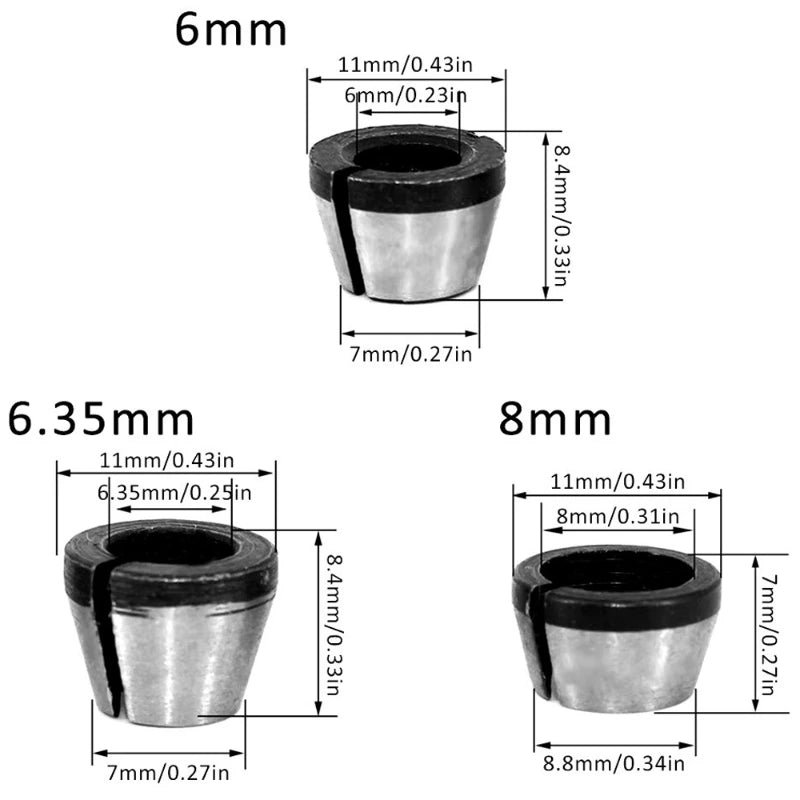 6pcs Drill Chuck Adapters-5