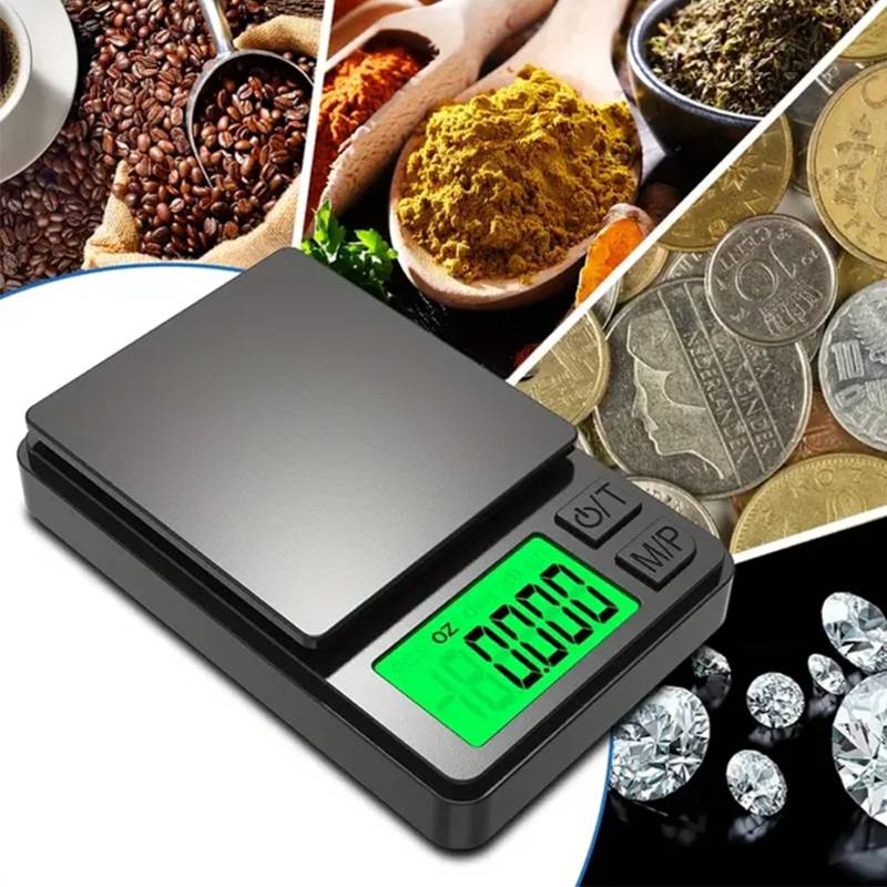 500g x 0.01g Precision Digital Jewelry Scale – High Accuracy Portable Gram Scale with Calibration Function & Clear Display, Ideal for Kitchen & Lab Use,LK-AA108 - Image 4