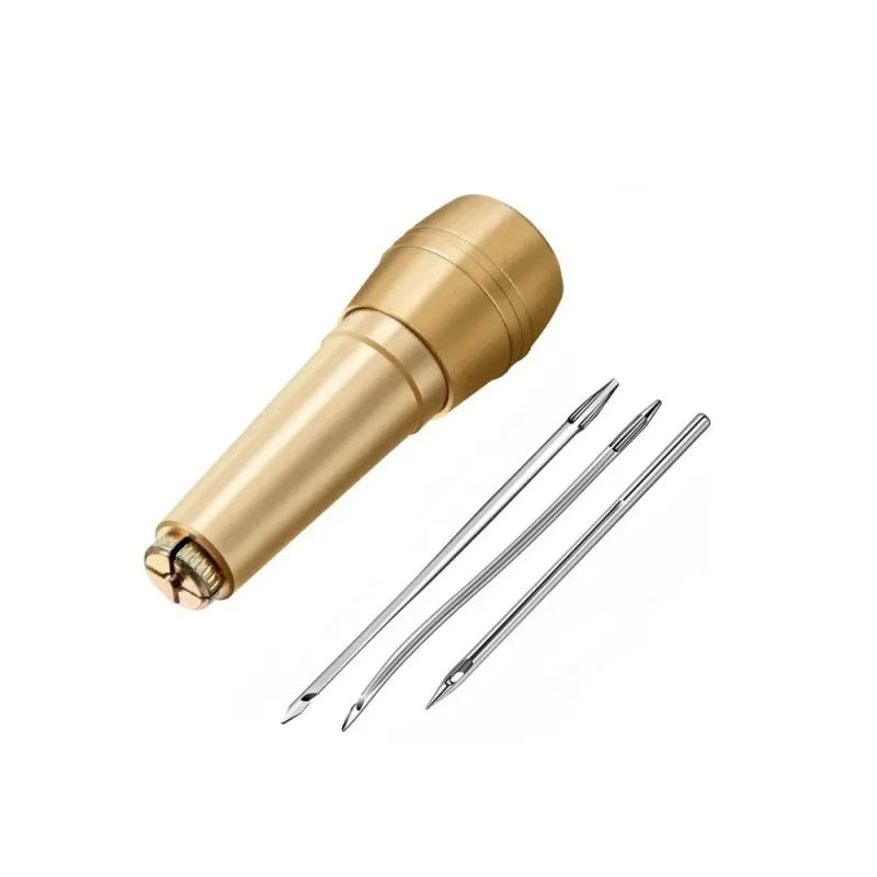 Copper Sewing Awl & Needle Set-9