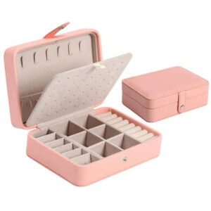 Simple style portable jewelry storage box