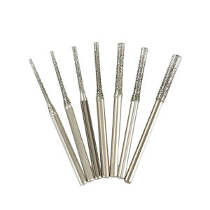 Diamond coated drill bits