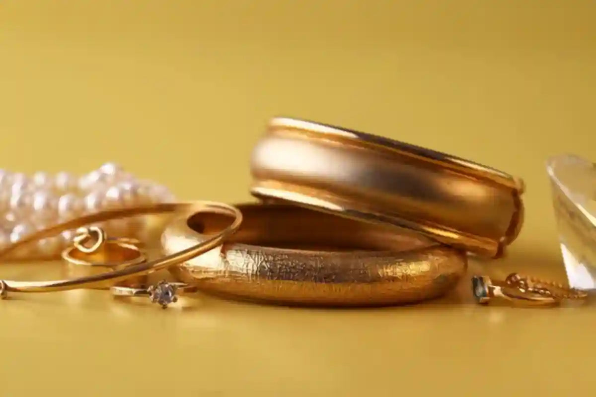 Beautiful bracelet made of gold