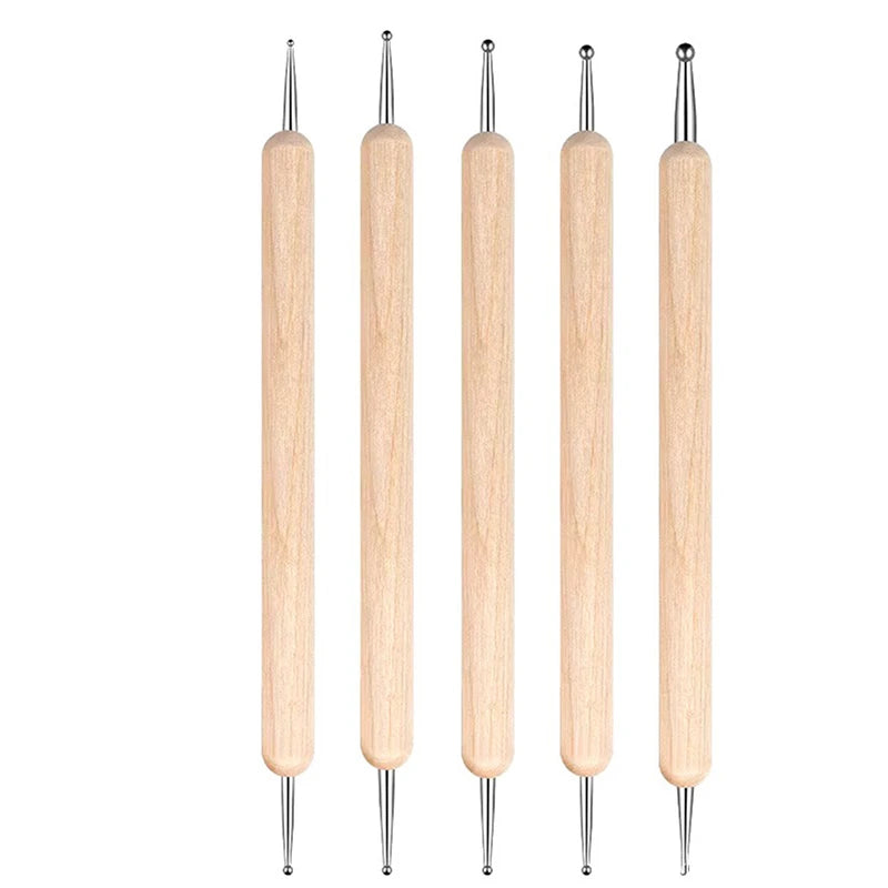 Professional two-way nail art pen-7