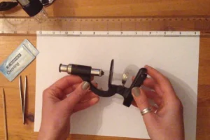 Wiping the microscope