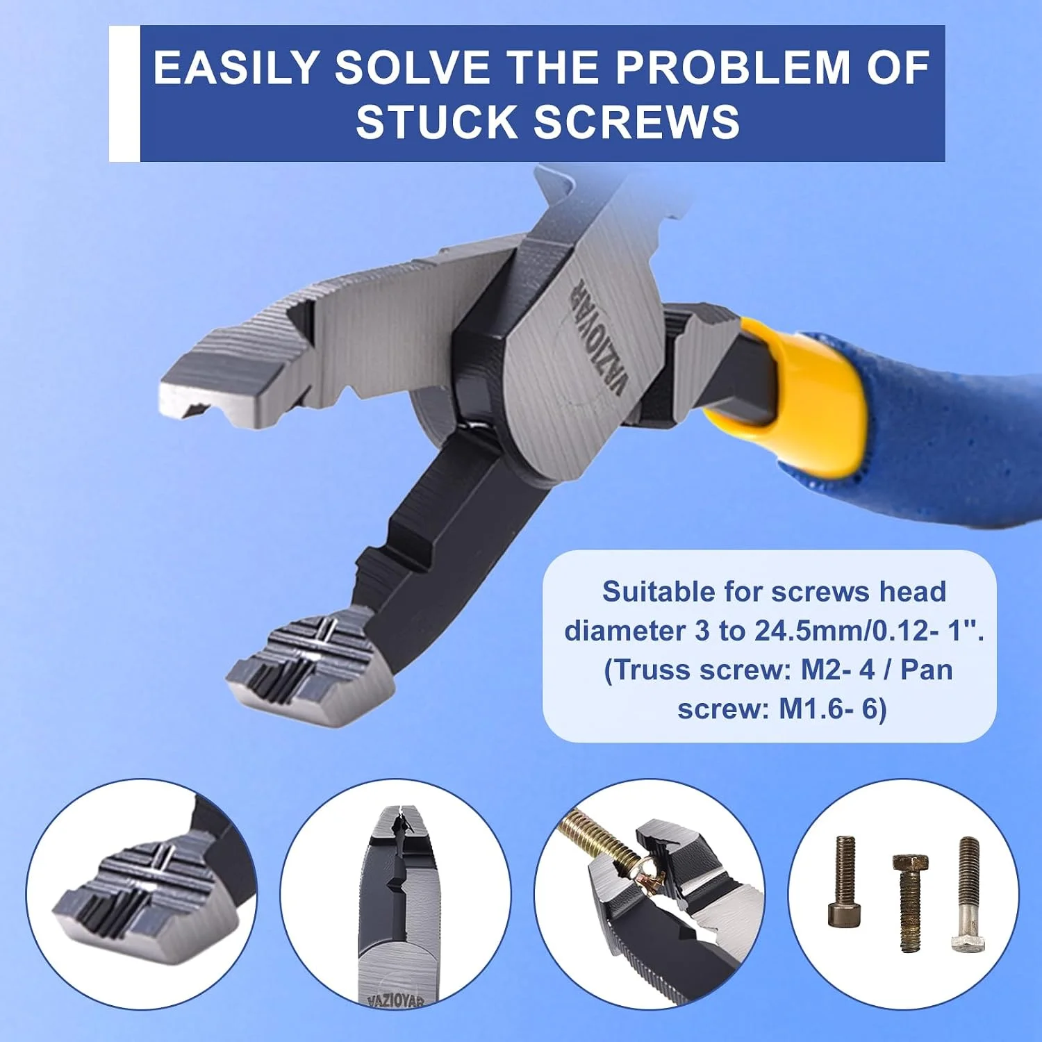Screw Extractor Pliers for Stripped & Rusted Screws - Image 4