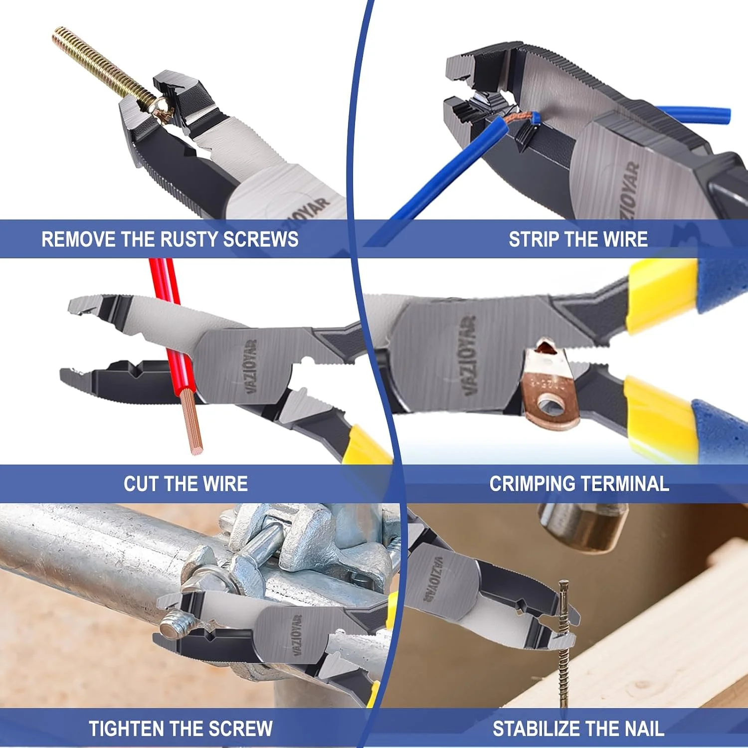 Screw Extractor Pliers for Stripped & Rusted Screws - Image 3